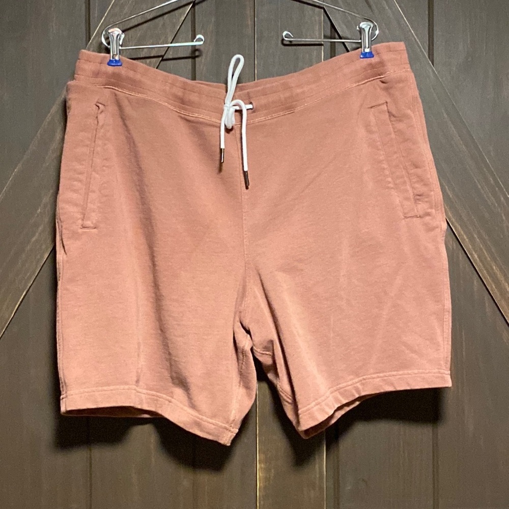 Express XL taupe mauve draw sting shorts
